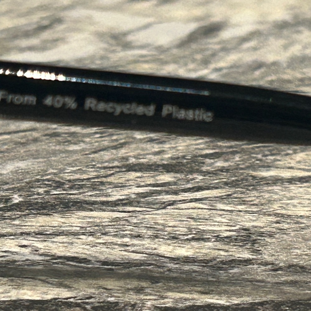 Black Angular Cat-Eye Sunglasses - image 2